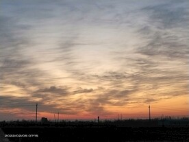 乡村日出日落
