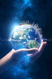 世界地球日海报PSD素材