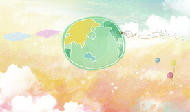世界地球日海报PSD素材