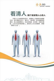 企业文化墙宣传展板海报
