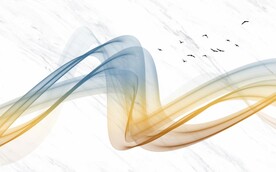 新中式山水背景墙