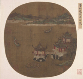   龙池竞渡图