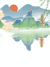 国潮山水