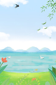 谷雨海报PSD素材