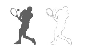 打网球