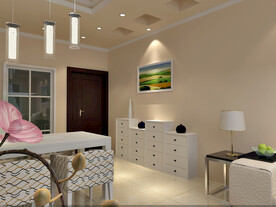 入户鞋柜效果图