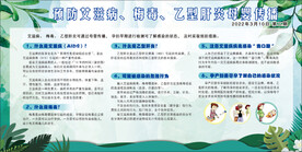 健康教育宣传栏艾滋病梅毒