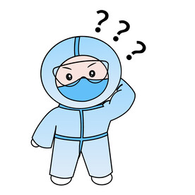 卡通插画之大白疑问