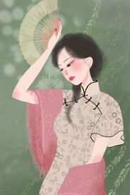 复古旗袍女装图片