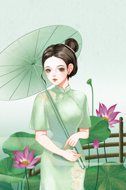 复古旗袍女装图片
