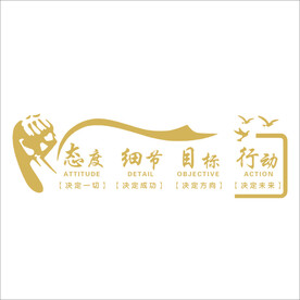 态度细节目标行动