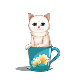 茶杯猫            