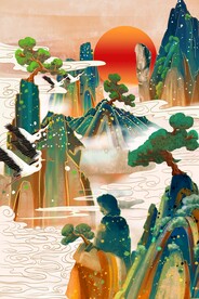 国潮海报设计图片