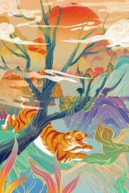 国潮海报设计图片