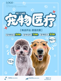 宠物医疗活动海报