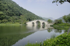 杭州铜鉴湖公园风景实拍 