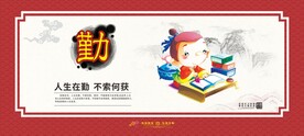 校园文化展板海报