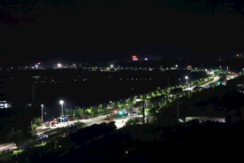 贺州光明大道夜景