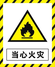 当心火灾