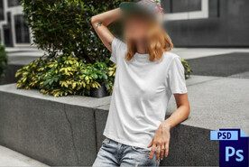 白短袖t恤员工服