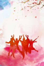 五四青年节海报素材