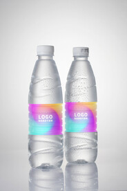 水瓶样机水珠水滴