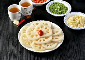 切片莲藕凉菜美食