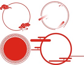 圆形边框