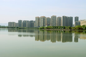 爱莲湖湿地公园风光