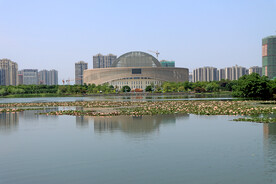 爱莲湖湿地公园风光