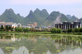 爱莲湖湿地公园风光