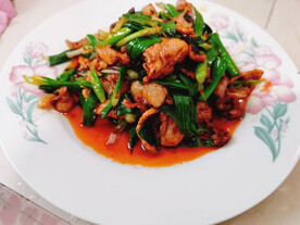 蒜苗盐煎肉