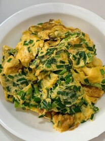 小葱炒鸡蛋