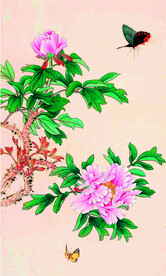 花香蝶舞