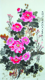 一股清风送艳香