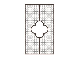 四叶屏风3d模型