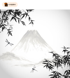 中国风水墨背景