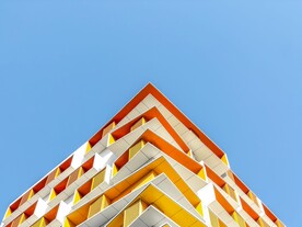 彩色明快现代建筑摄影