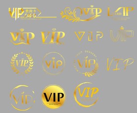 VIP鎏金字