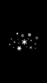 矢量雪花飘浮元素冬天装饰