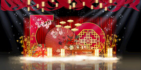 中式婚礼迎宾区
