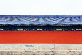 户外中式复古城墙