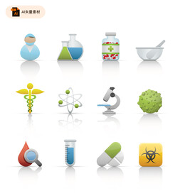 精美医疗图标设计