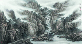 溪谷满瑞气