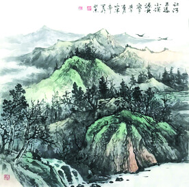 溪山平远图