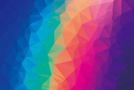 彩色晶格渐变背景