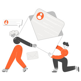 用电子邮件工作