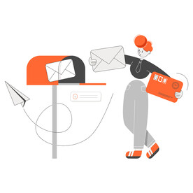 向客户发送电子邮件广告