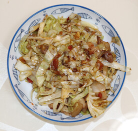  炒包菜