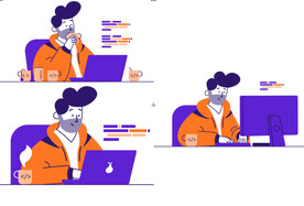 发展进度工作员工